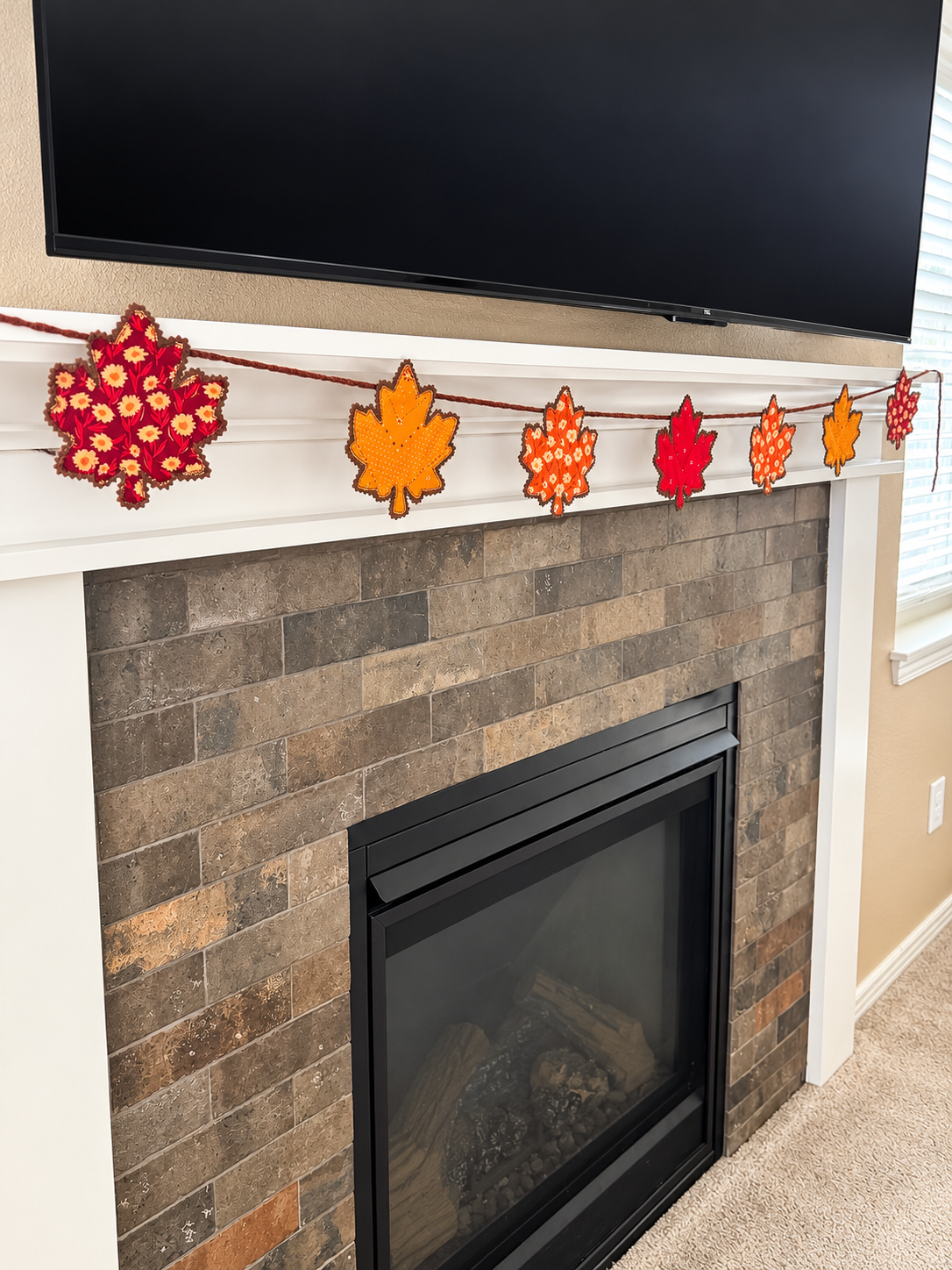 Fall Leaf Garland | PDF Sewing Pattern